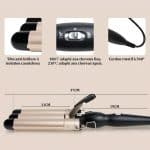 Fer-a-Friser-Triple-Baril-avec-Temperature-Reglable-technique-7116