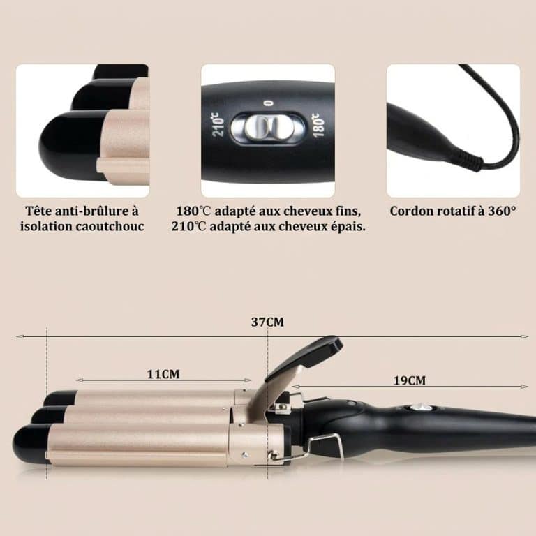 Fer-a-Friser-Triple-Baril-avec-Temperature-Reglable-technique-7116