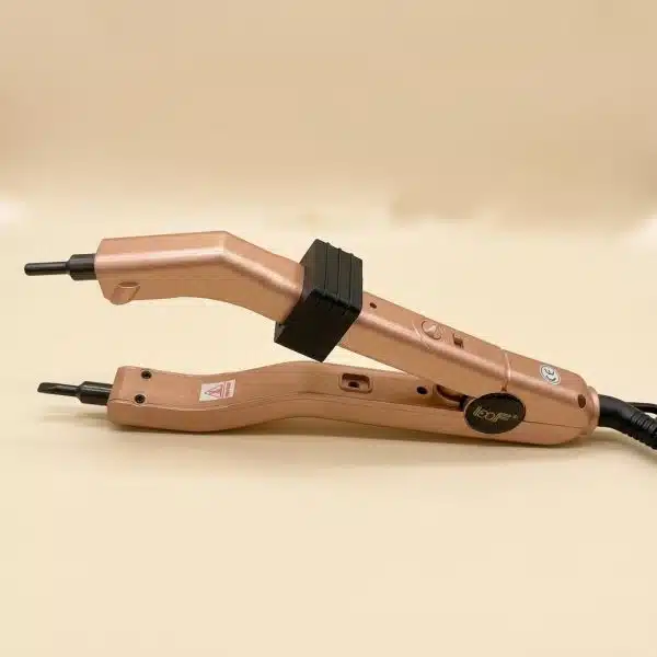 Fer pour cheveux à extensions capillaires à température réglage