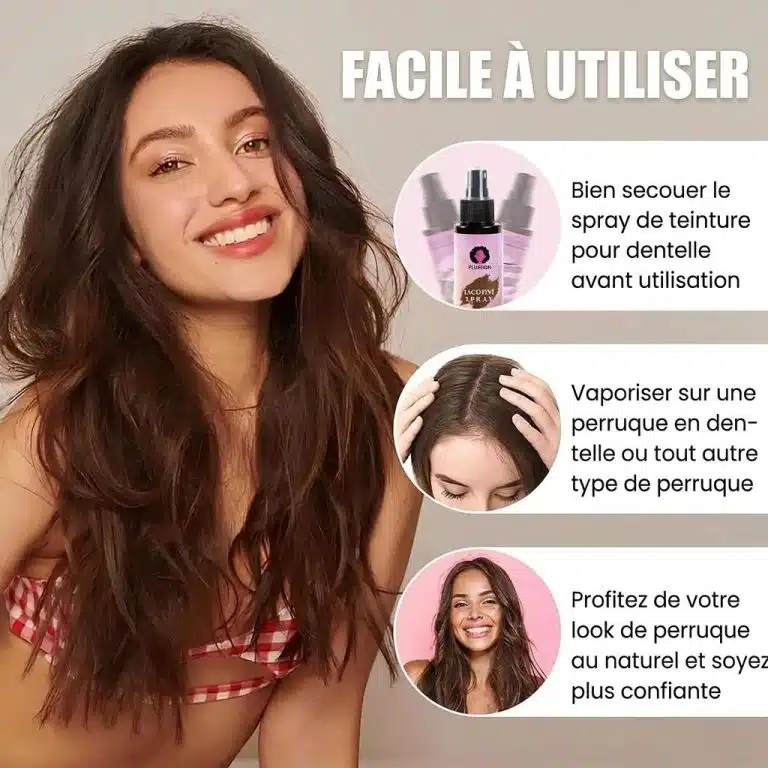 Kit d’entretien pour perruques avec cire, bonnets et dissolvant