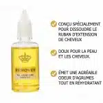 Kit d’entretien pour perruques avec cire, bonnets et dissolvant