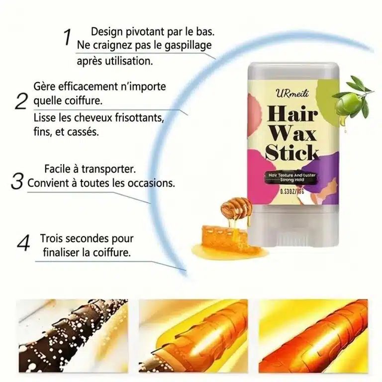 Kit d’entretien pour perruques avec cire, bonnets et dissolvant