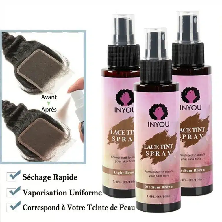 Kit d’entretien pour perruques avec cire, bonnets et dissolvant
