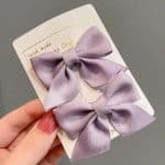 Lot-de-2-Barrettes-en-Forme-de-Nud-Satine-pour-Cheveux-galerie-4644