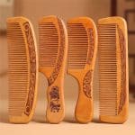 Lot-de-4-Peignes-en-Bois-Sculpte-avec-Manche-Grave-Ergonomique-galerie-5966