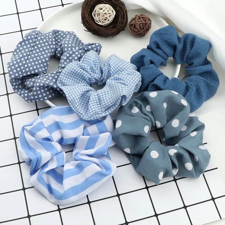 Lot-de-5-Chouchous-pour-Cheveux-en-Tissu-aux-Couleurs-Assorties-galerie-1506
