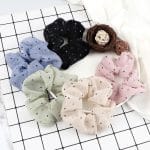 Lot-de-5-Chouchous-pour-Cheveux-en-Tissu-aux-Couleurs-Assorties-galerie-8813