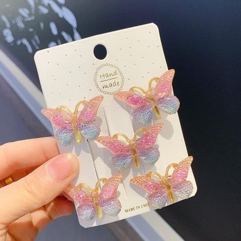 Lot-de-5-Pinces-a-Cheveux-Papillon-Multicolores-pour-Jeune-Fille-galerie-6524