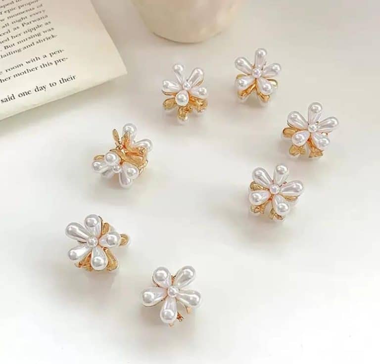 Lot-de-5-Pinces-a-Cheveux-en-Forme-de-Fleurs-Ornees-de-Perles-Nacrees-galerie-9093