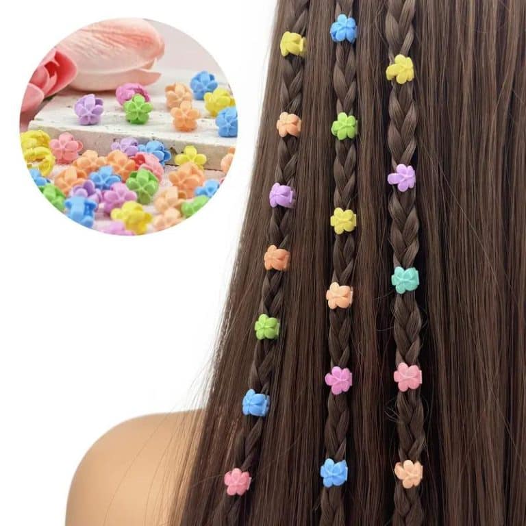 Lot-de-60-Mini-Pinces-a-Cheveux-en-Forme-de-Fleur-Multicolores-galerie-3425