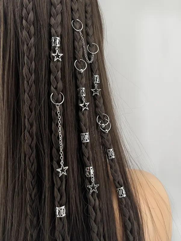 Lot-de-Bijoux-de-Tresses-avec-Perles-Cylindriques-et-Chaines-Etoilees-galerie-1689