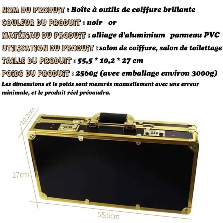 Mallette-Rigide-de-Coiffeur-en-Alliage-Daluminium-avec-Double-Serrure-et-Organiseur-Interieur-technique-2535-2