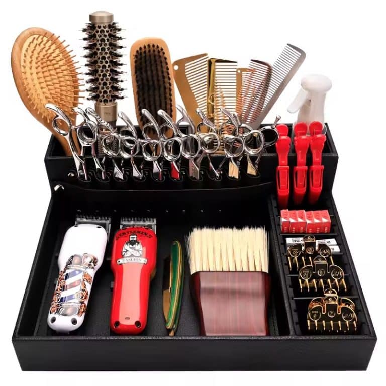 Organisateur-de-bureau-pour-outils-de-coiffure-en-simili-cuir-noir-modulable-2090