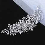 Ornement-Capillaire-Floral-Argente-avec-Cristaux-et-Perles-Nacrees-galerie-4991