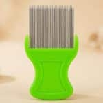 Peigne-Anti-Poux-en-Acier-Inoxydable-a-Pointes-Arrondies-picture-4639