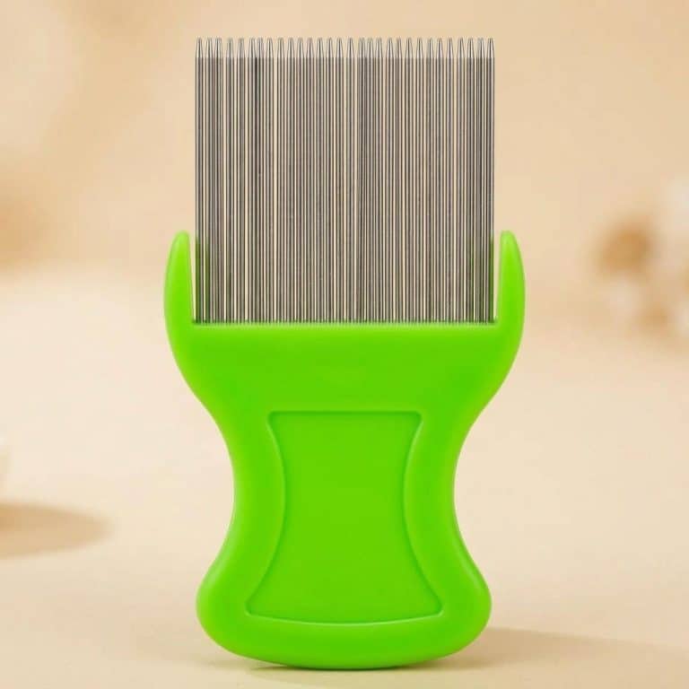 Peigne-Anti-Poux-en-Acier-Inoxydable-a-Pointes-Arrondies-picture-4639