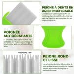 Peigne-Anti-Poux-en-Acier-Inoxydable-a-Pointes-Arrondies-technique-4887