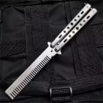 Peigne-Papillon-Pliable-en-Acier-de-Type-Balisong-galerie-8002-1