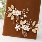 Peigne-a-Cheveux-Decoratif-avec-Perles-Nacrees-et-Branches-Dorees-galerie-4711