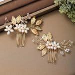 Peigne-a-Cheveux-Decoratif-avec-Perles-Nacrees-et-Branches-Dorees-galerie-8594