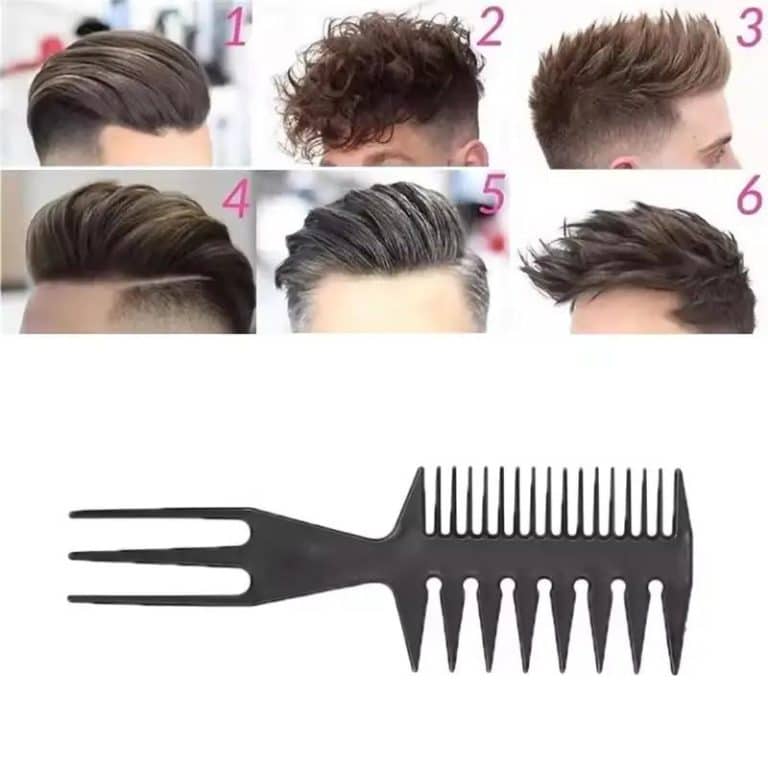 Peigne-de-Coiffage-Multifonction-a-Double-Face-avec-Dents-Fines-et-Larges-pour-Demeler-et-Coiffer-galerie-8761-8