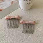 Peignes-a-Cheveux-avec-Nuds-en-Satin-pour-Chignon-et-Demi-queue-galerie-3336