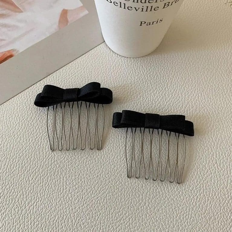 Peignes-a-Cheveux-avec-Nuds-en-Satin-pour-Chignon-et-Demi-queue-galerie-5239