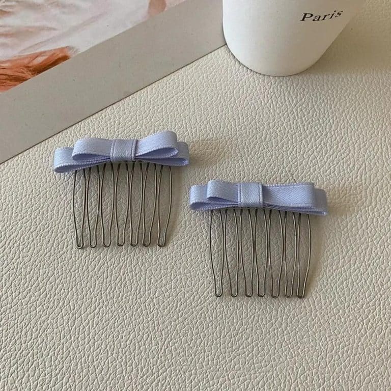 Peignes-a-Cheveux-avec-Nuds-en-Satin-pour-Chignon-et-Demi-queue-galerie-5915