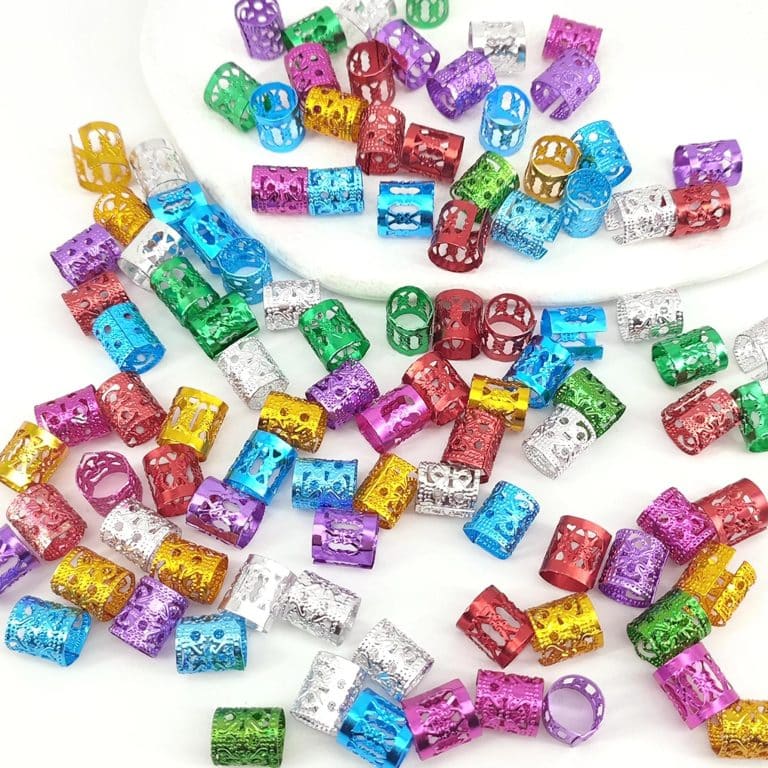 Perles-Cylindriques-Colore-a-Motifs-Geometriques-pour-Cheveux-galerie-5993