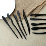 Pic-a-Cheveux-en-Bois-Noir-de-Style-Asiatique-avec-Extremite-Sculptee-galerie-8112-4