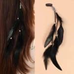 Pince-Decorative-a-Plumes-Boheme-avec-Cordons-et-Perles-galerie-4640