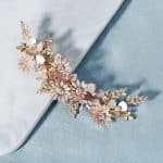 Pince-a-Cheveux-Decorative-Florale-avec-Strass-et-Finition-Nacree-galerie-3207-9