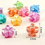 Pinces-a-Cheveux-en-Forme-de-Fleur-Nacree-Multicolore-en-lot-de-10-technique-5350