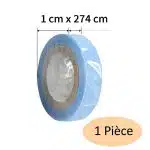 Double-sided tape for lace front wigs in a non-shiny finish - 1 cm