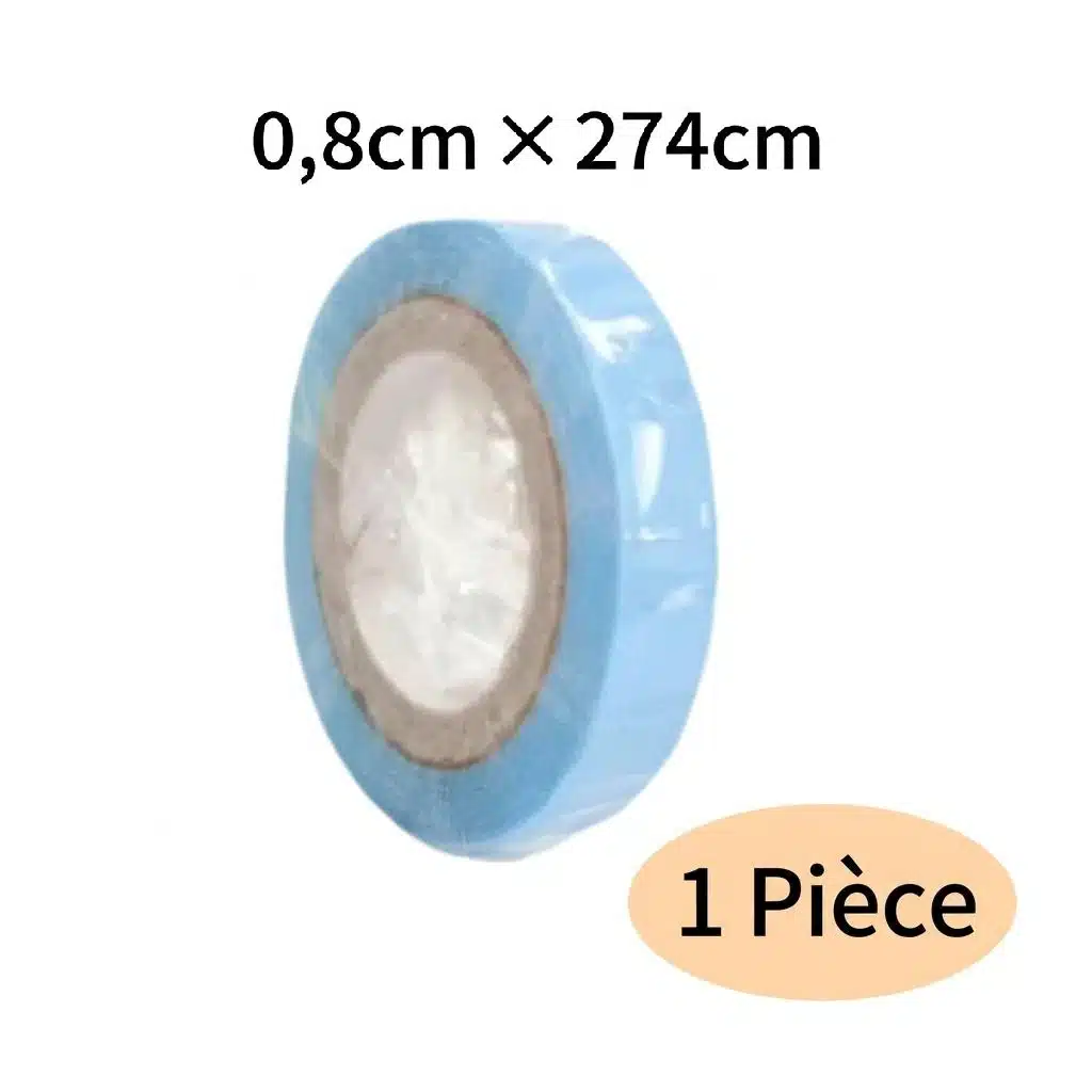 Double-sided tape for lace front wigs in a non-shiny finish - 0.8 cm