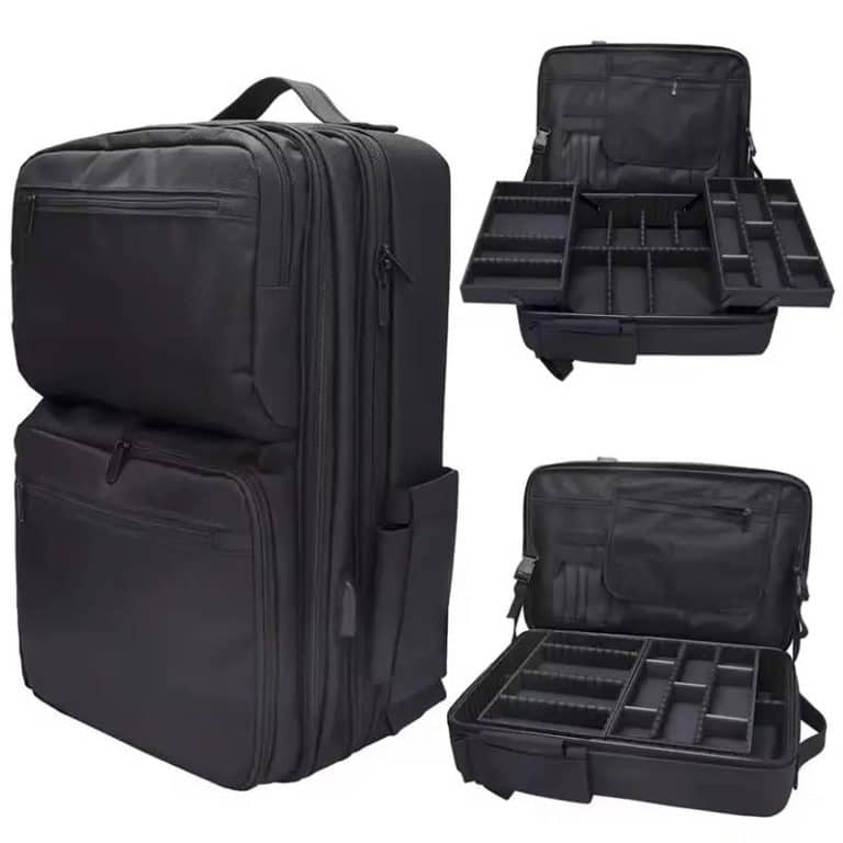 Sac-a-dos-Professionnel-pour-Maquillage-et-Outils-de-Coiffure-avec-Compartiments-Ajustables-galerie-1558-2
