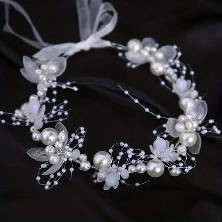 Serre-Tete-Floral-de-Mariage-avec-Perles-et-Cristaux-Transparents-galerie-7803