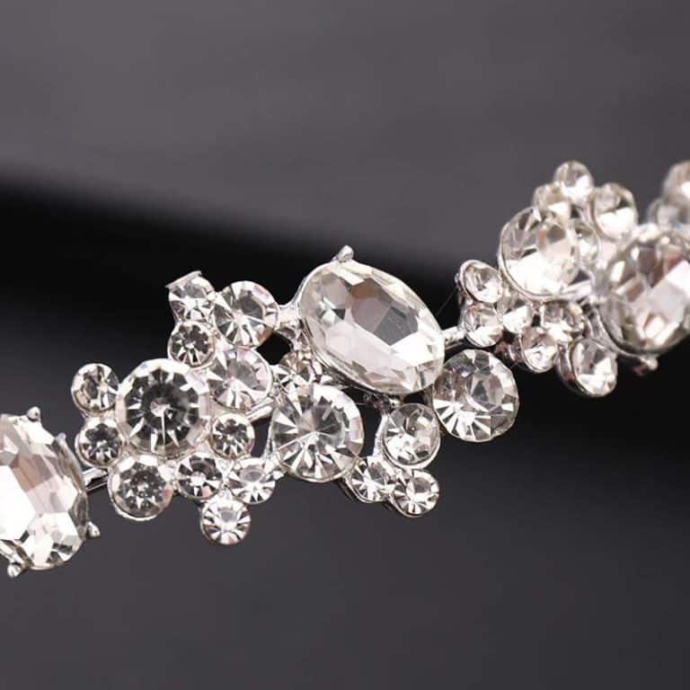 Serre-Tete-de-Mariee-avec-Cristaux-et-Strass-Floral-galerie-1063