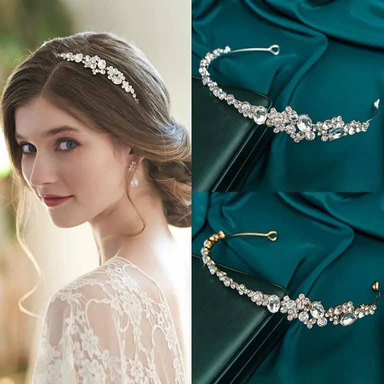 Serre-Tete-de-Mariee-avec-Cristaux-et-Strass-Floral-galerie-8643