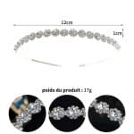 Serre-tete-Orne-de-Strass-et-Cristaux-Argentes-avec-Pierres-Rondes-galerie-8842