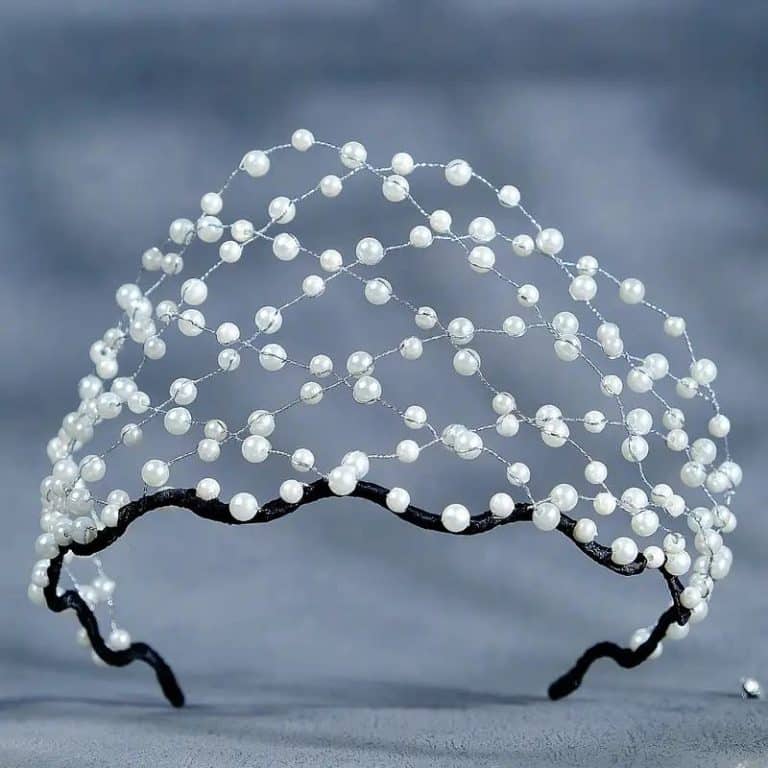 Serre-tete-de-Mariage-en-Forme-de-Diademe-Ajoure-a-Perles-galerie-4988-8