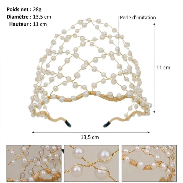 Serre-tete-de-Mariage-en-Forme-de-Diademe-Ajoure-a-Perles-technique-5593