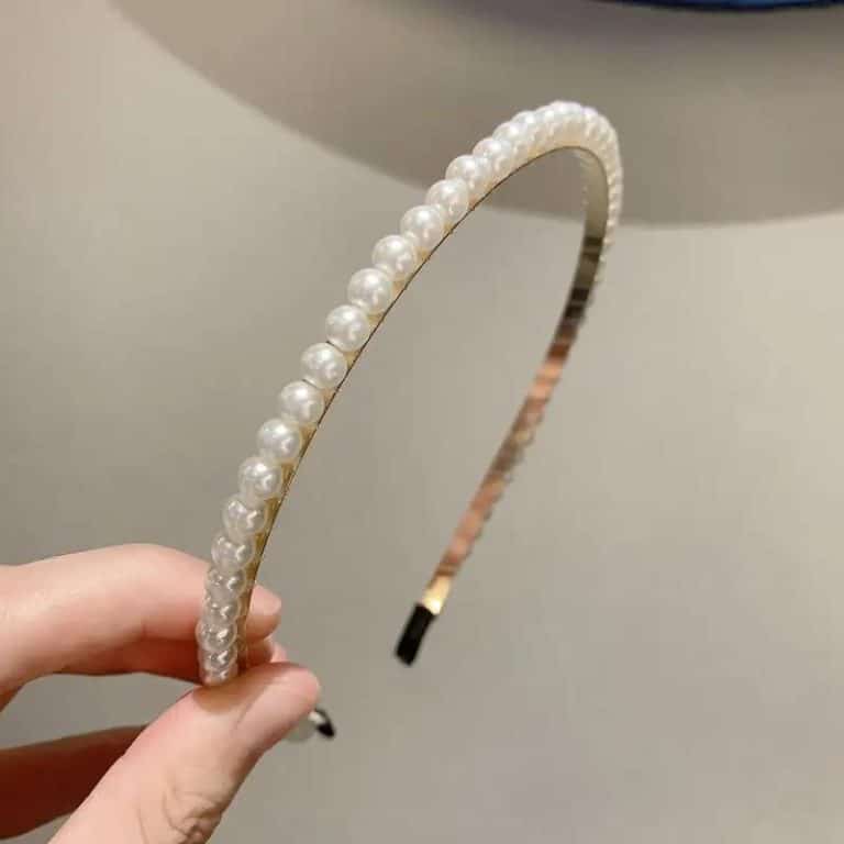 Serre-tete-en-Forme-Darceau-Incurve-Orne-de-Perles-Nacrees-galerie-9026