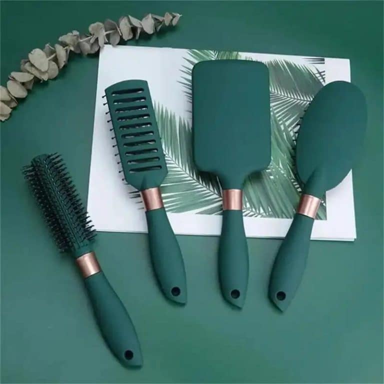 Set-de-4-Brosses-a-Cheveux-Verte-avec-Poignee-Antiderapante-galerie-3566