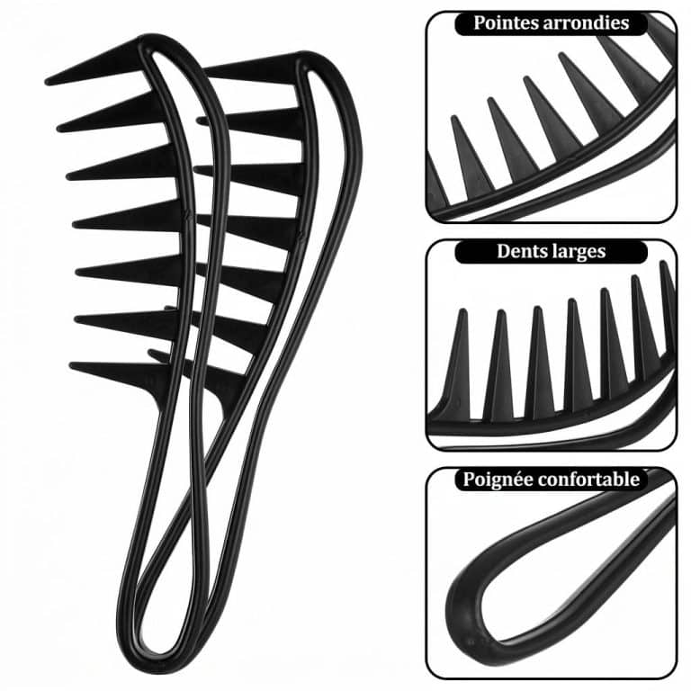 Set-de-4-Peignes-Demelants-Noirs-avec-Dents-Larges-technique-8280