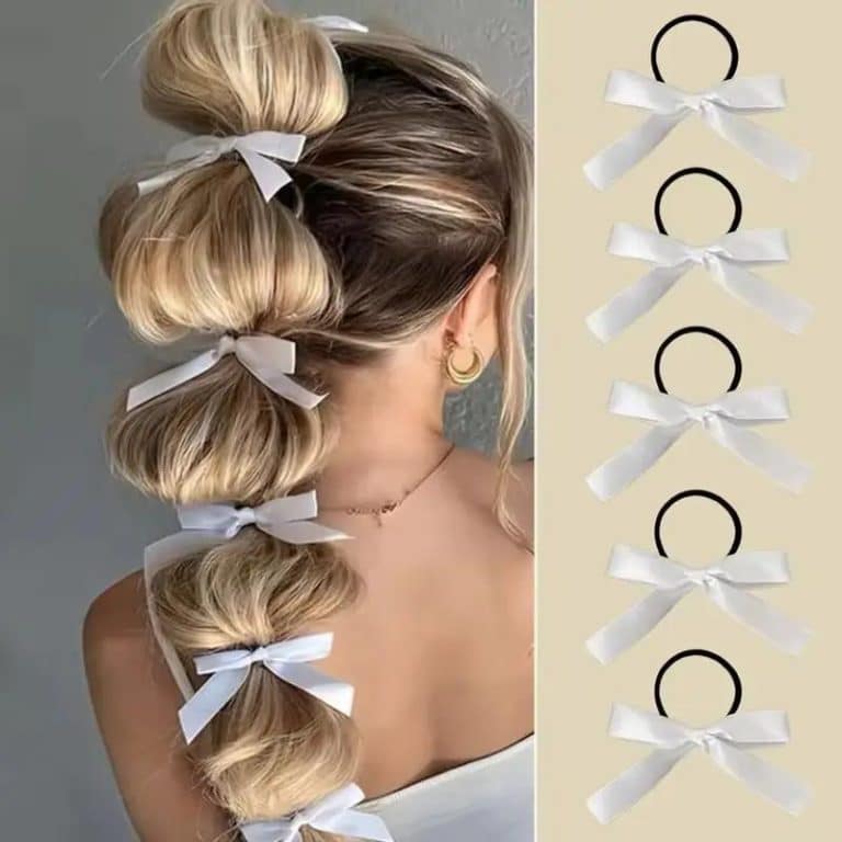 Set-de-5-Elastiques-pour-Cheveux-Ornes-de-Nuds-en-Satin-galerie-3963