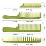 Set-de-9-Peignes-Professionnels-Rose-avec-Graduation-Gravee-au-Laser-technique-9140