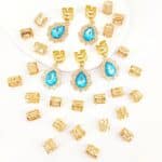 Set-de-Bijoux-pour-Tresses-avec-Pendentifs-a-Pierre-Turquoise-et-Perles-Tubulaires-galerie-6127