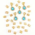 Set-de-Bijoux-pour-Tresses-avec-Pendentifs-a-Pierre-Turquoise-et-Perles-Tubulaires-galerie-9355
