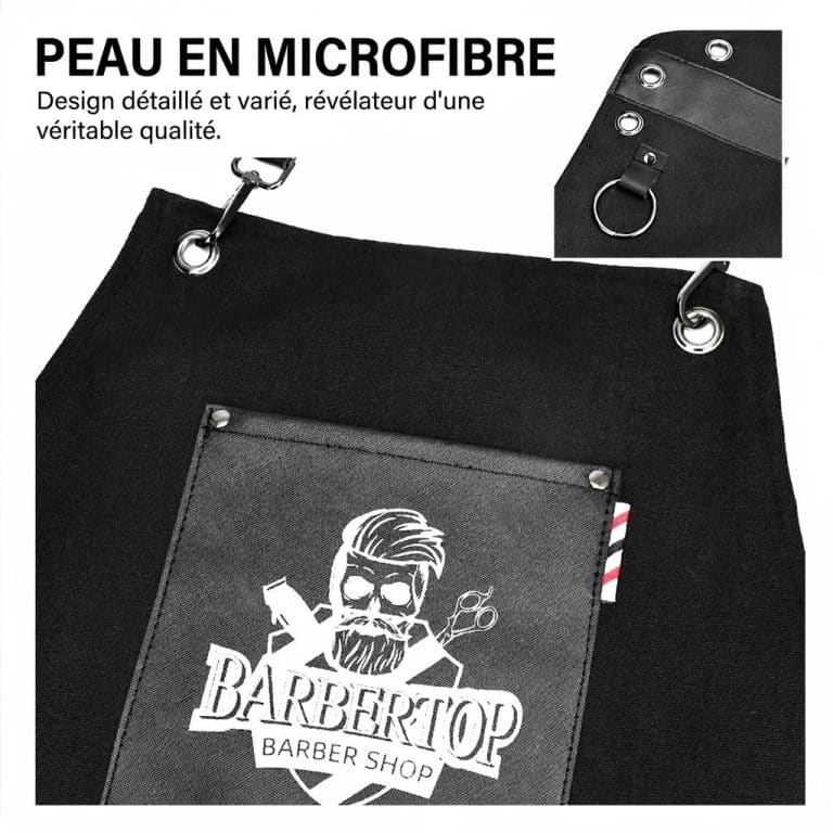 Tablier-de-Barbier-en-Toile-de-Coton-avec-Bretelles-Croisees-Ajustables-technique-2443